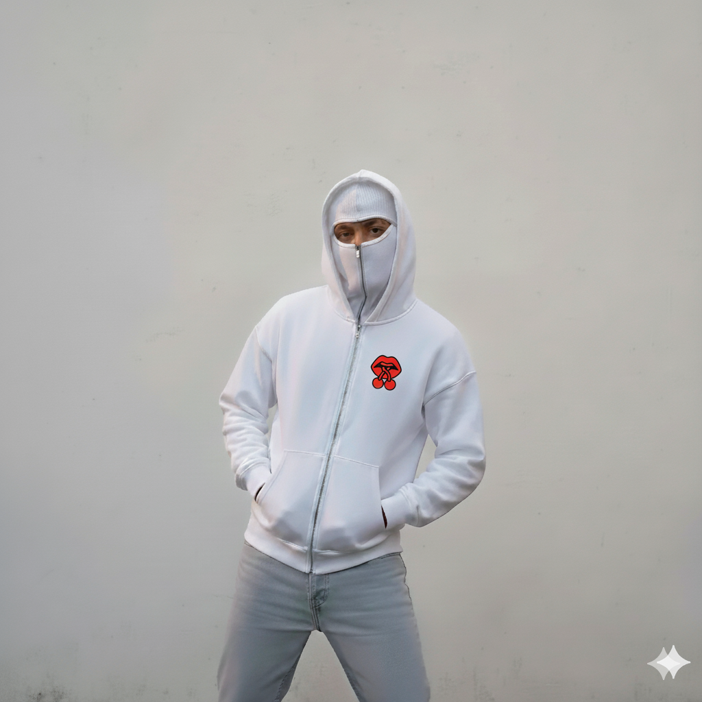 VICE hoodie detail shot 1